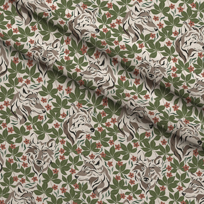 Woodland Wolves Pattern 16 Minky Fabric