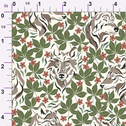 Woodland Wolves Pattern 16 Minky Fabric
