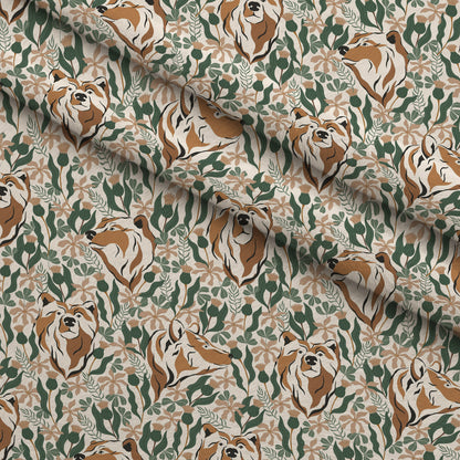 Woodland Wolves Pattern 2 Minky Fabric