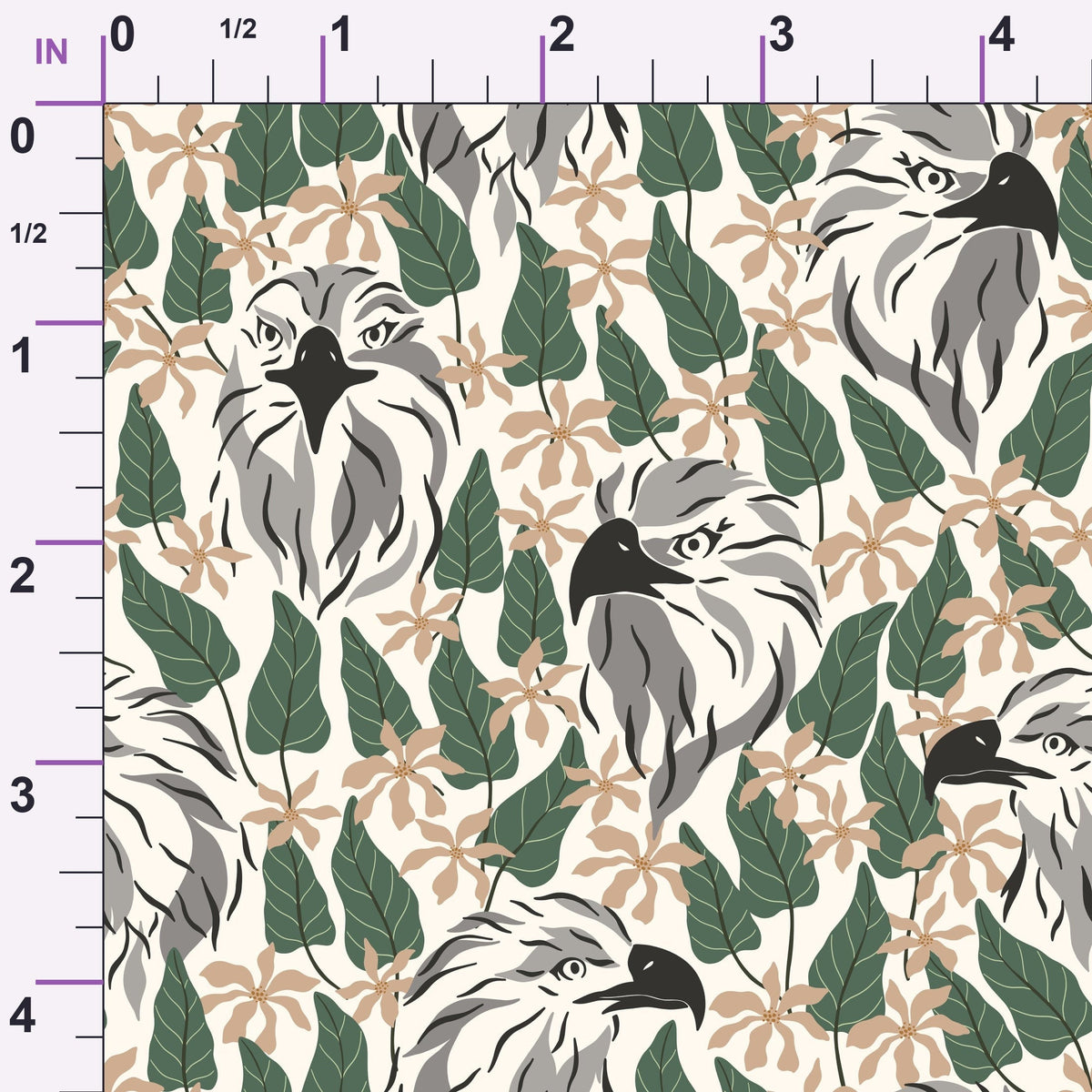 Woodland Wolves Pattern 6 Minky Fabric