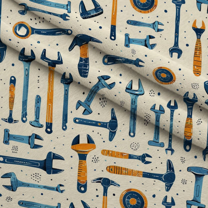 Wrench Works Pattern 1 Minky Fabric