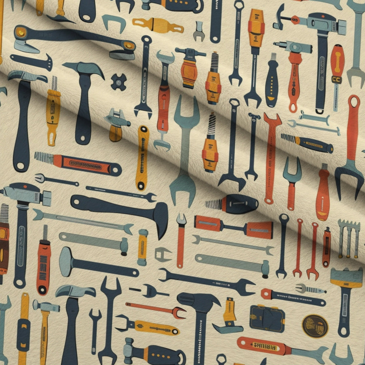 Wrench Works Pattern 10 Minky Fabric