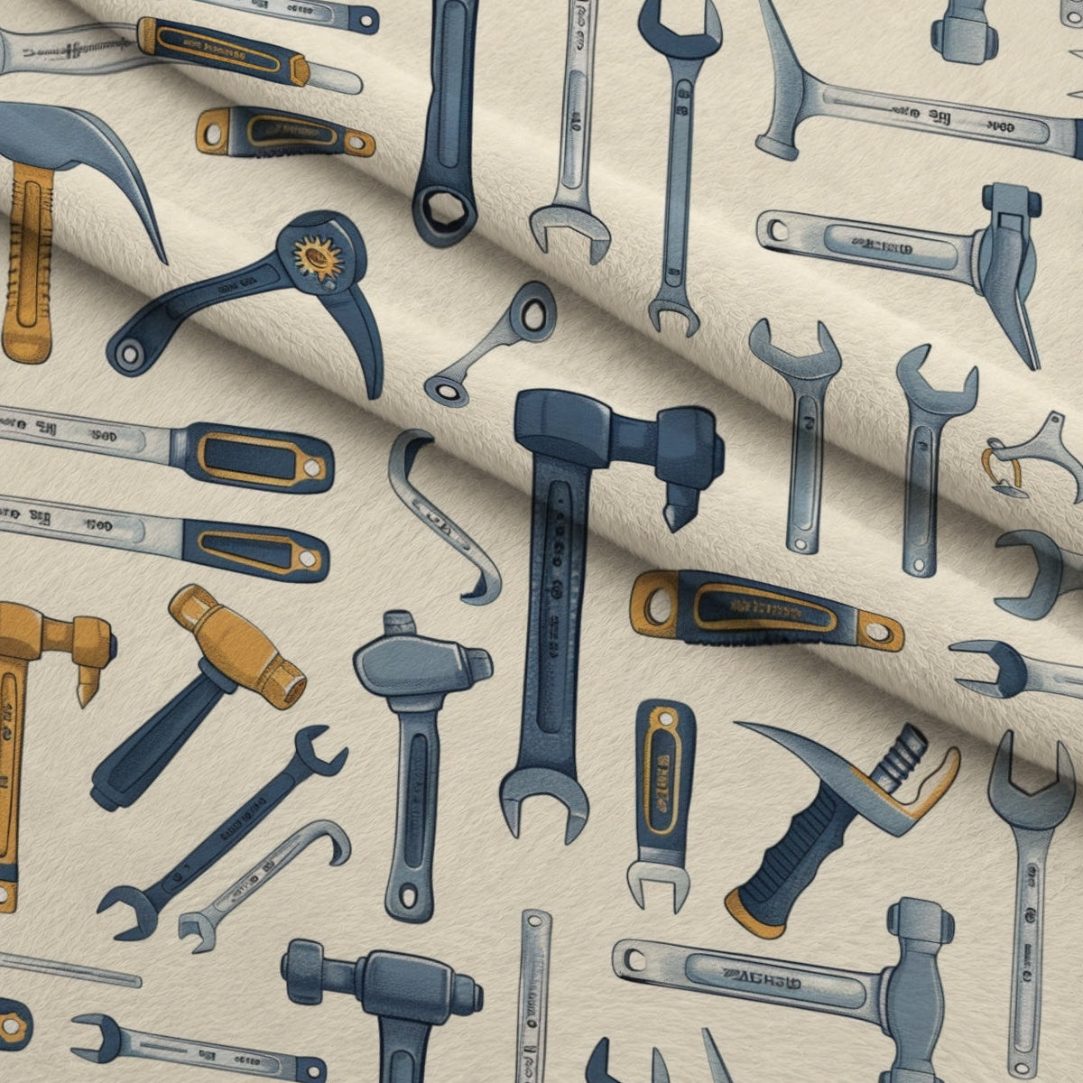 Wrench Works Pattern 12 Minky Fabric