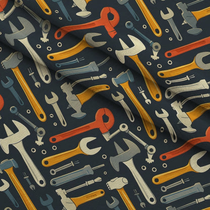 Wrench Works Pattern 14 Minky Fabric