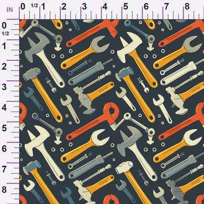 Wrench Works Pattern 14 Minky Fabric