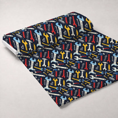 Wrench Works Pattern 15 Minky Fabric
