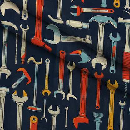 Wrench Works Pattern 3 Minky Fabric