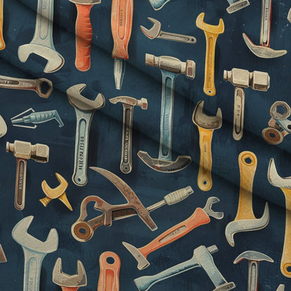 Wrench Works Pattern 4 Minky Fabric