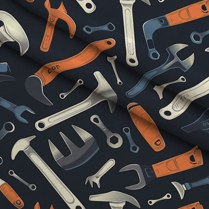 Wrench Works Pattern 5 Minky Fabric