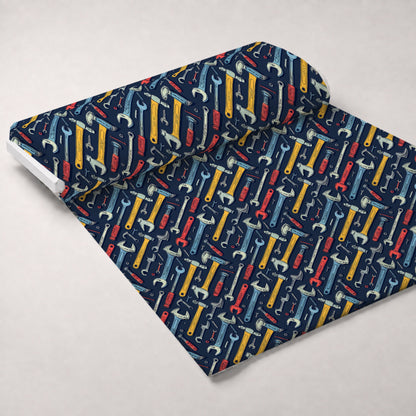 Wrench Works Pattern 8 Minky Fabric