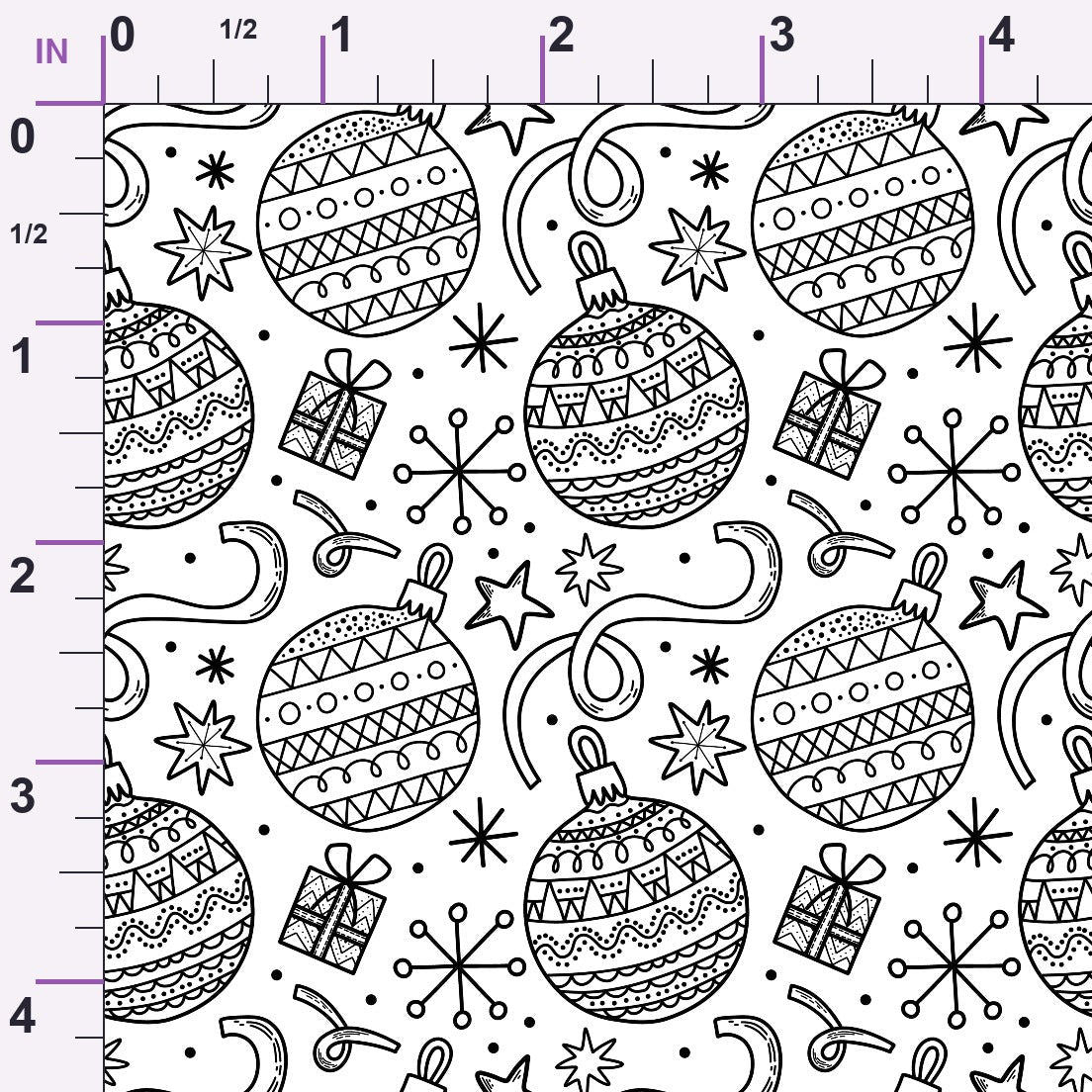 Yuletide Doodles Pattern 2 Minky Fabric