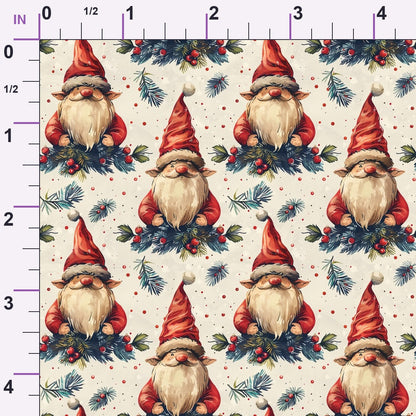 Yuletide Elves Pattern 1 Minky Fabric