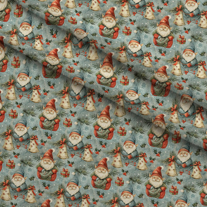 Yuletide Elves Pattern 10 Minky Fabric