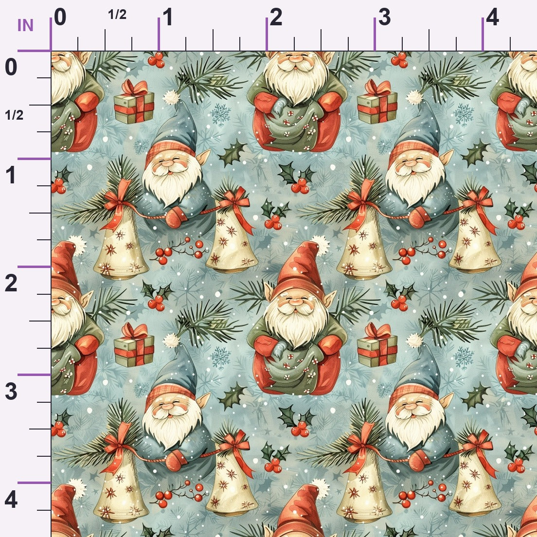 Yuletide Elves Pattern 10 Minky Fabric