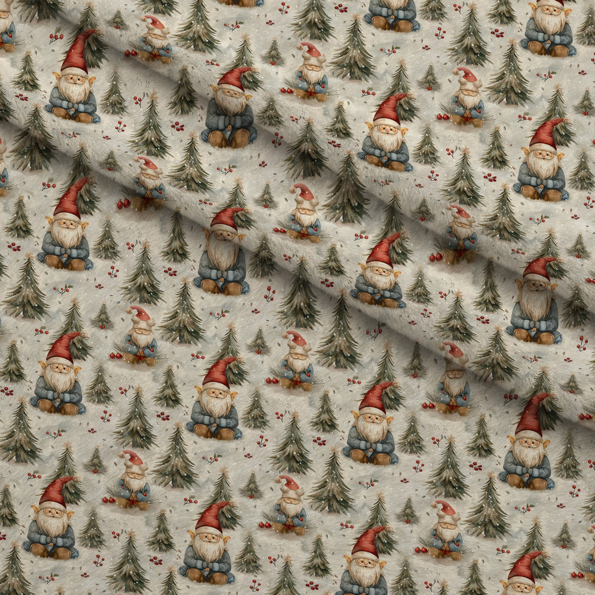 Yuletide Elves Pattern 11 Minky Fabric