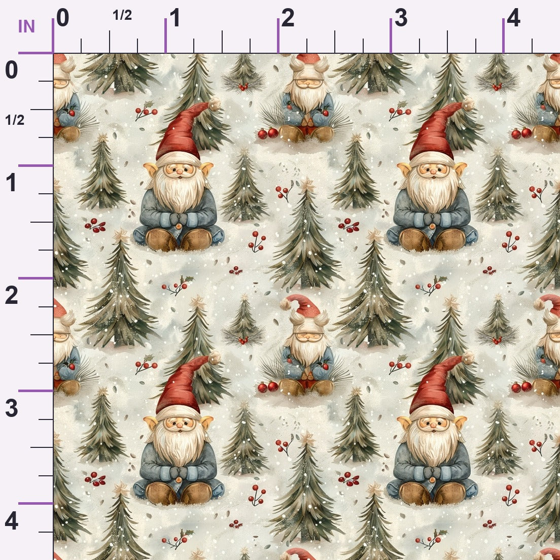 Yuletide Elves Pattern 11 Minky Fabric