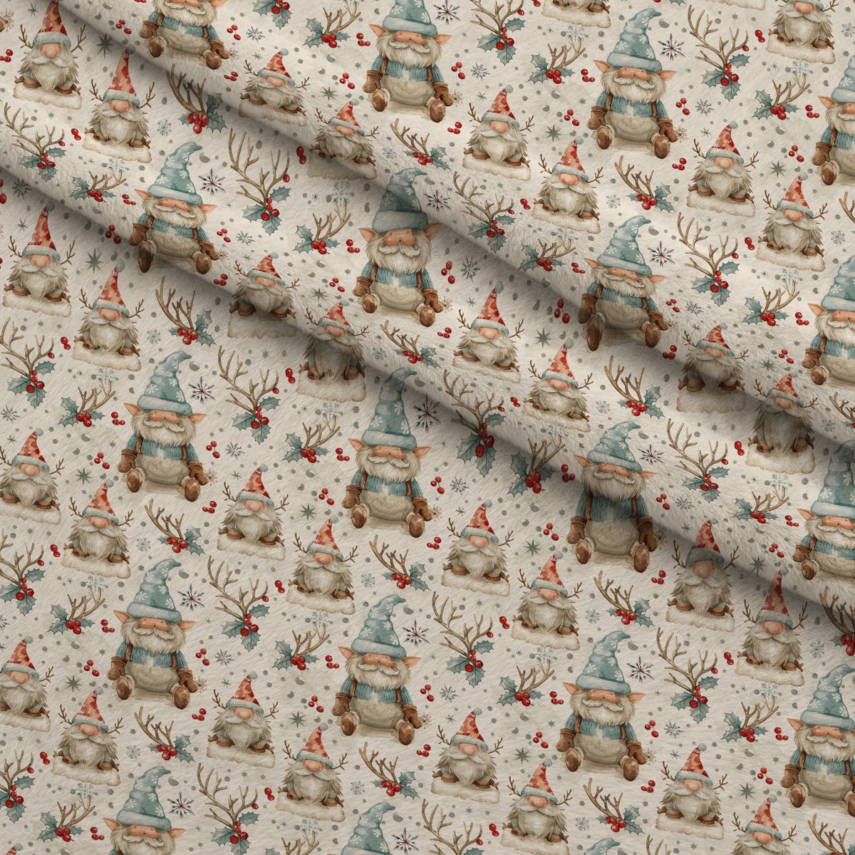 Yuletide Elves Pattern 12 Minky Fabric