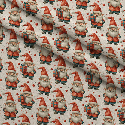 Yuletide Elves Pattern 2 Minky Fabric