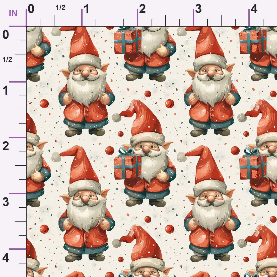 Yuletide Elves Pattern 2 Minky Fabric