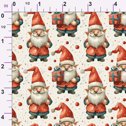 Yuletide Elves Pattern 2 Minky Fabric
