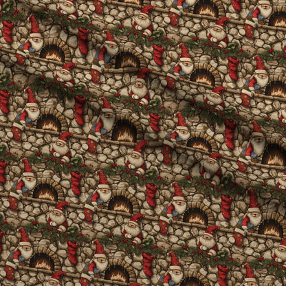 Yuletide Elves Pattern 3 Minky Fabric