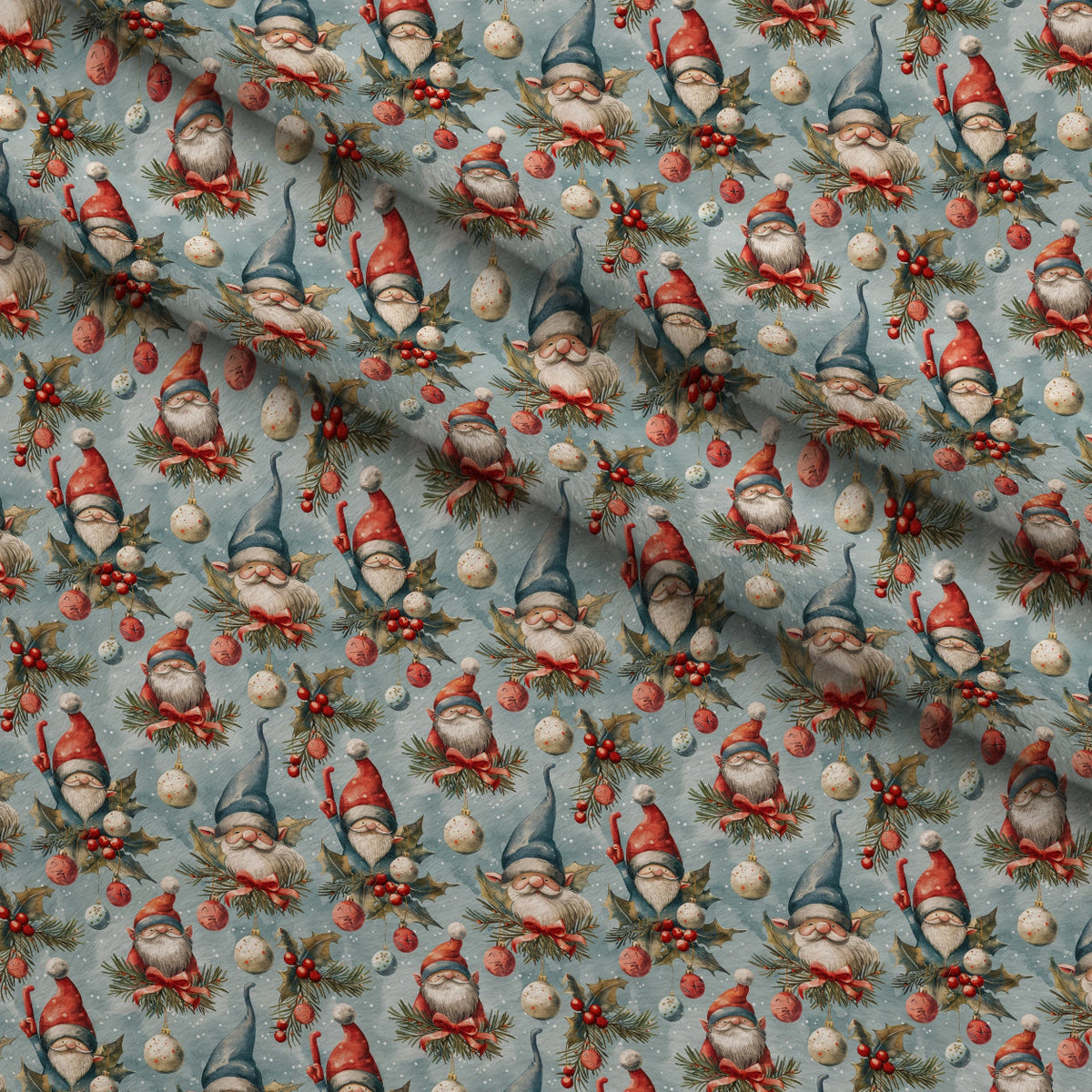 Yuletide Elves Pattern 6 Minky Fabric