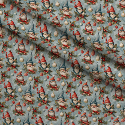Yuletide Elves Pattern 6 Minky Fabric