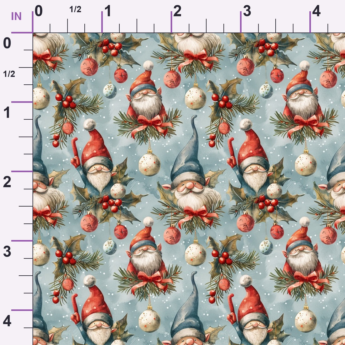 Yuletide Elves Pattern 6 Minky Fabric