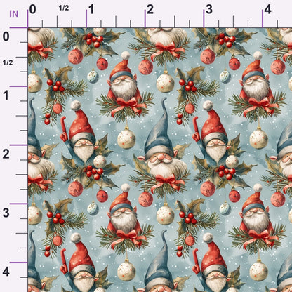 Yuletide Elves Pattern 6 Minky Fabric