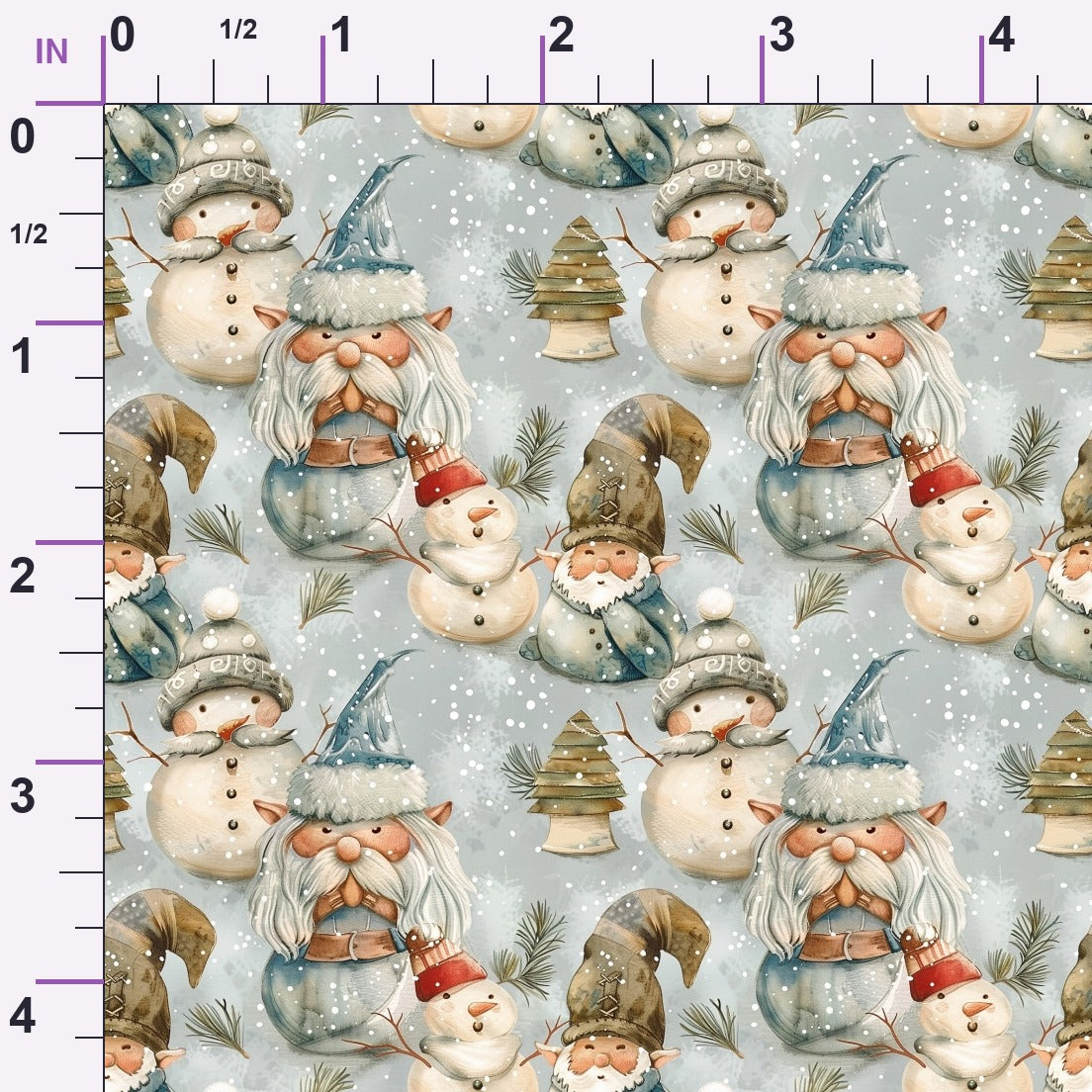 Yuletide Elves Pattern 7 Minky Fabric