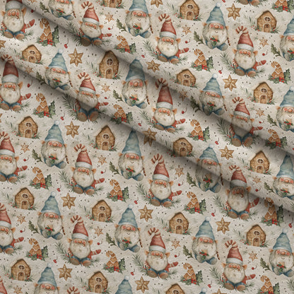 Yuletide Elves Pattern 8 Minky Fabric