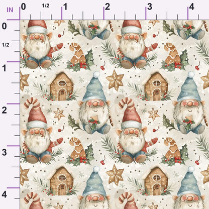 Yuletide Elves Pattern 8 Minky Fabric