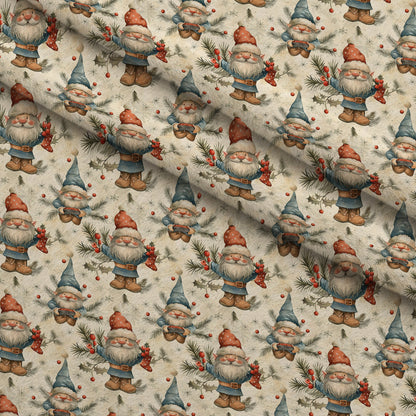 Yuletide Elves Pattern 9 Minky Fabric