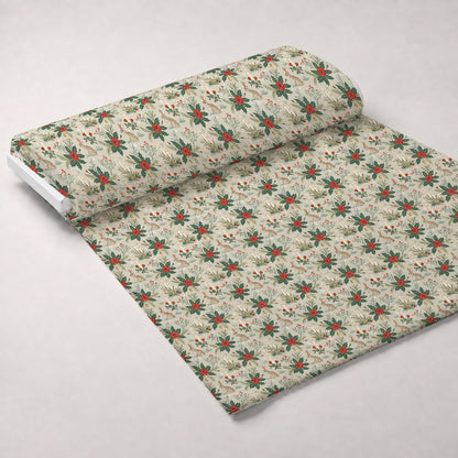 Yuletide Hare Pattern 35 Minky Fabric