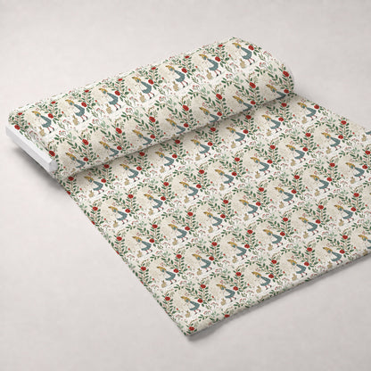 Yuletide Hare Pattern 46 Minky Fabric