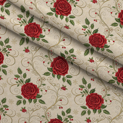 Yuletide Hare Pattern 57 Minky Fabric