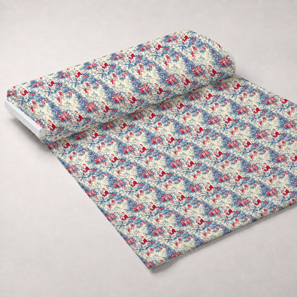 Yuletide Toile Pattern 2 Minky Fabric