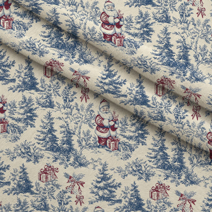 Yuletide Toile Pattern 5 Minky Fabric