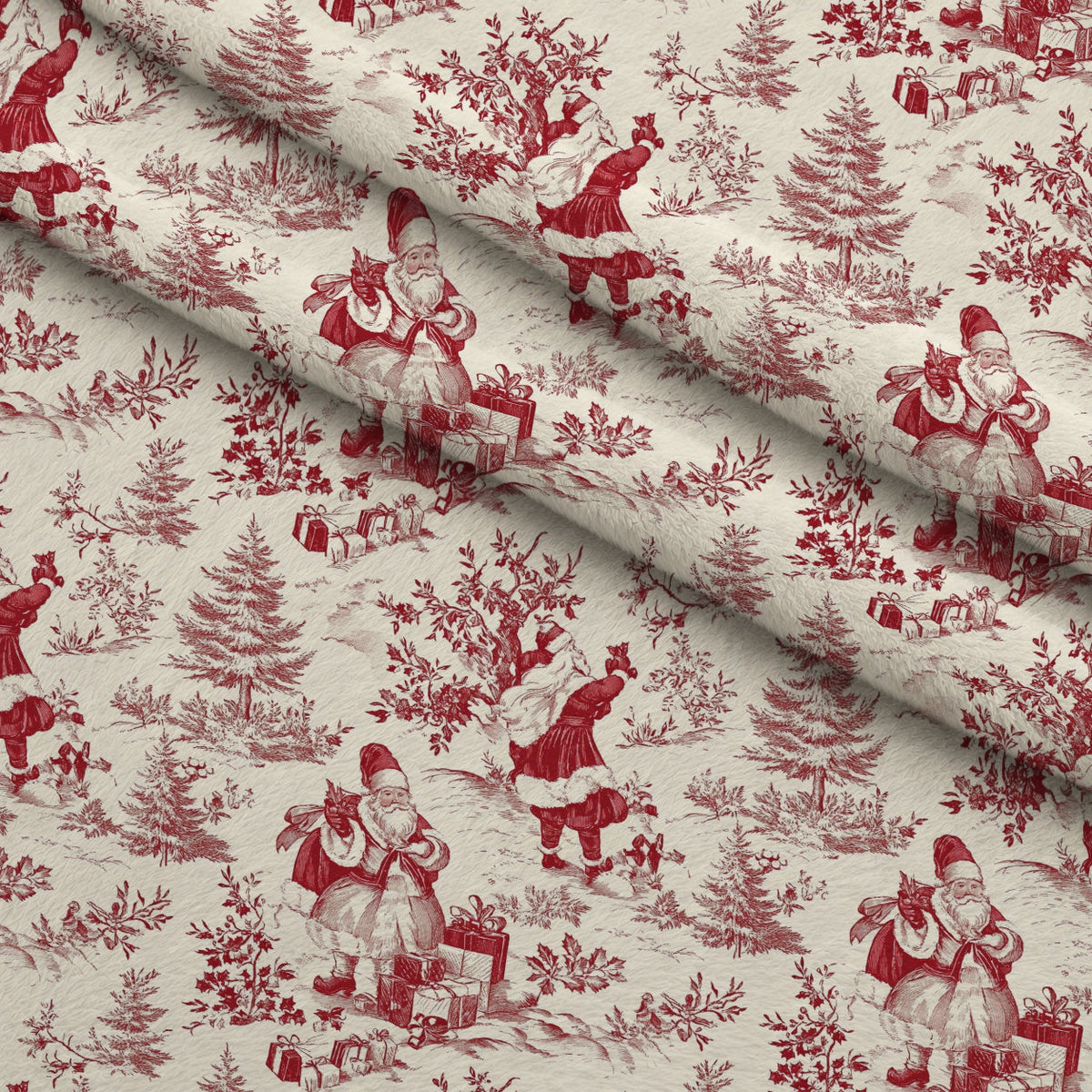 Yuletide Toile Pattern 7 Minky Fabric