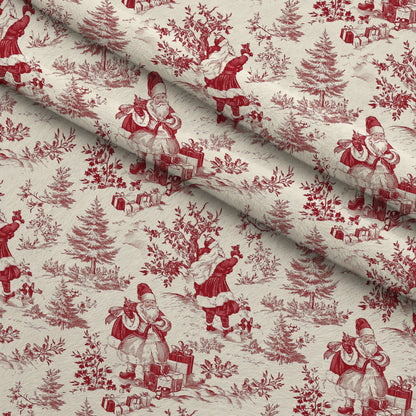 Yuletide Toile Pattern 7 Minky Fabric