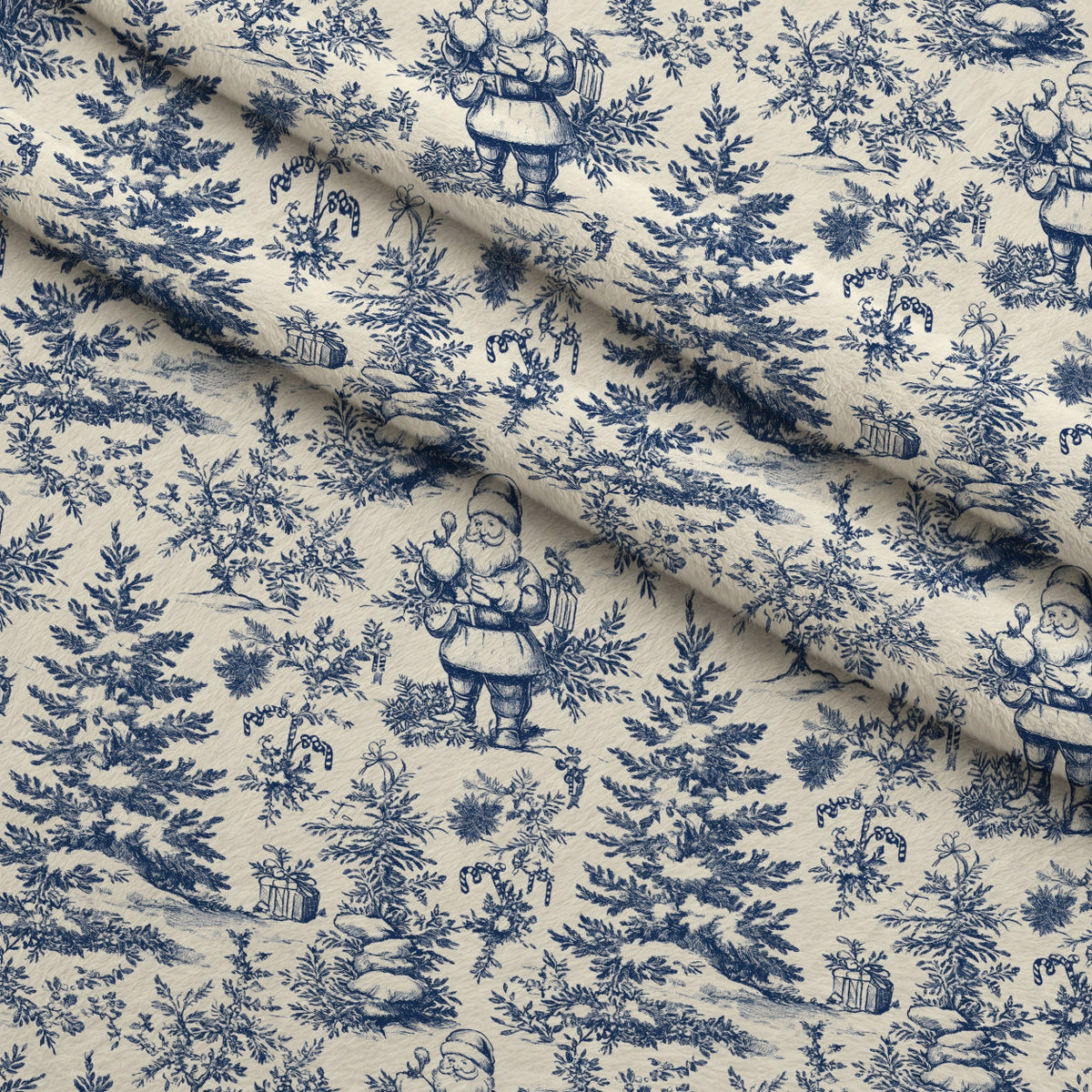 Yuletide Toile Pattern 8 Minky Fabric