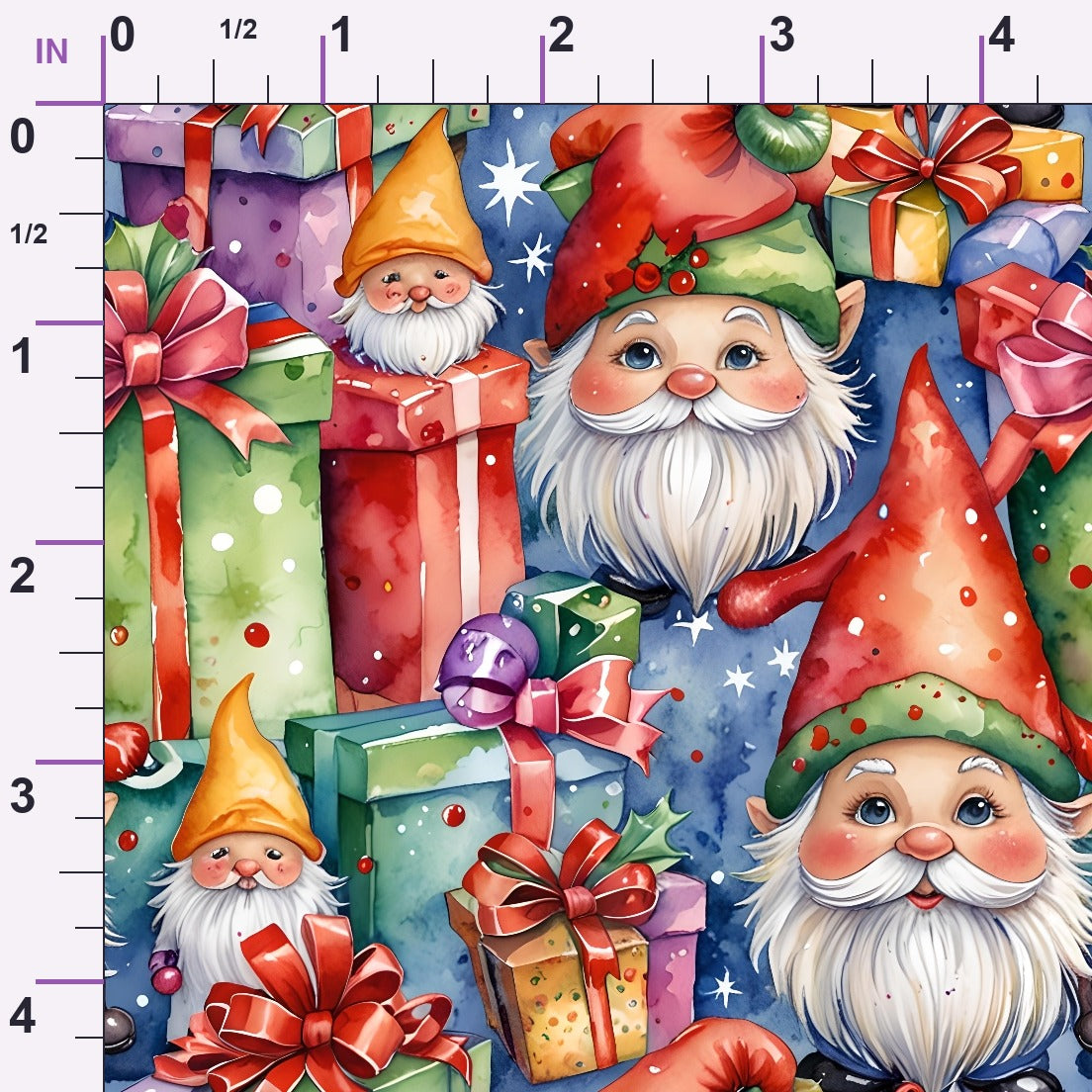 Yuletide Whimsy Pattern 1 Minky Fabric