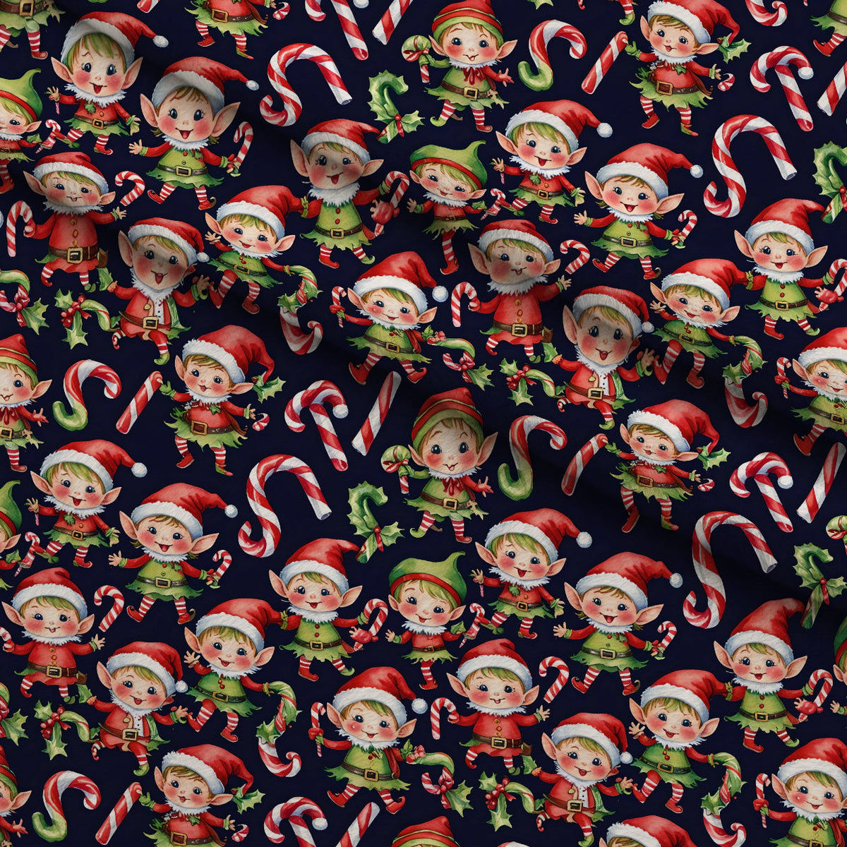 Yuletide Whimsy Pattern 10 Minky Fabric