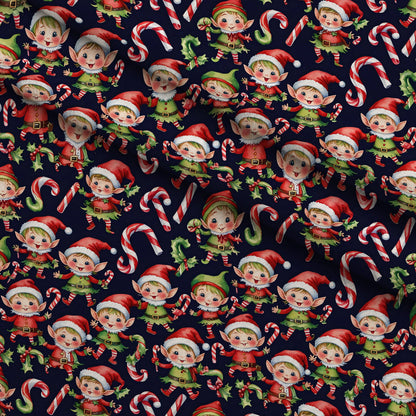 Yuletide Whimsy Pattern 10 Minky Fabric