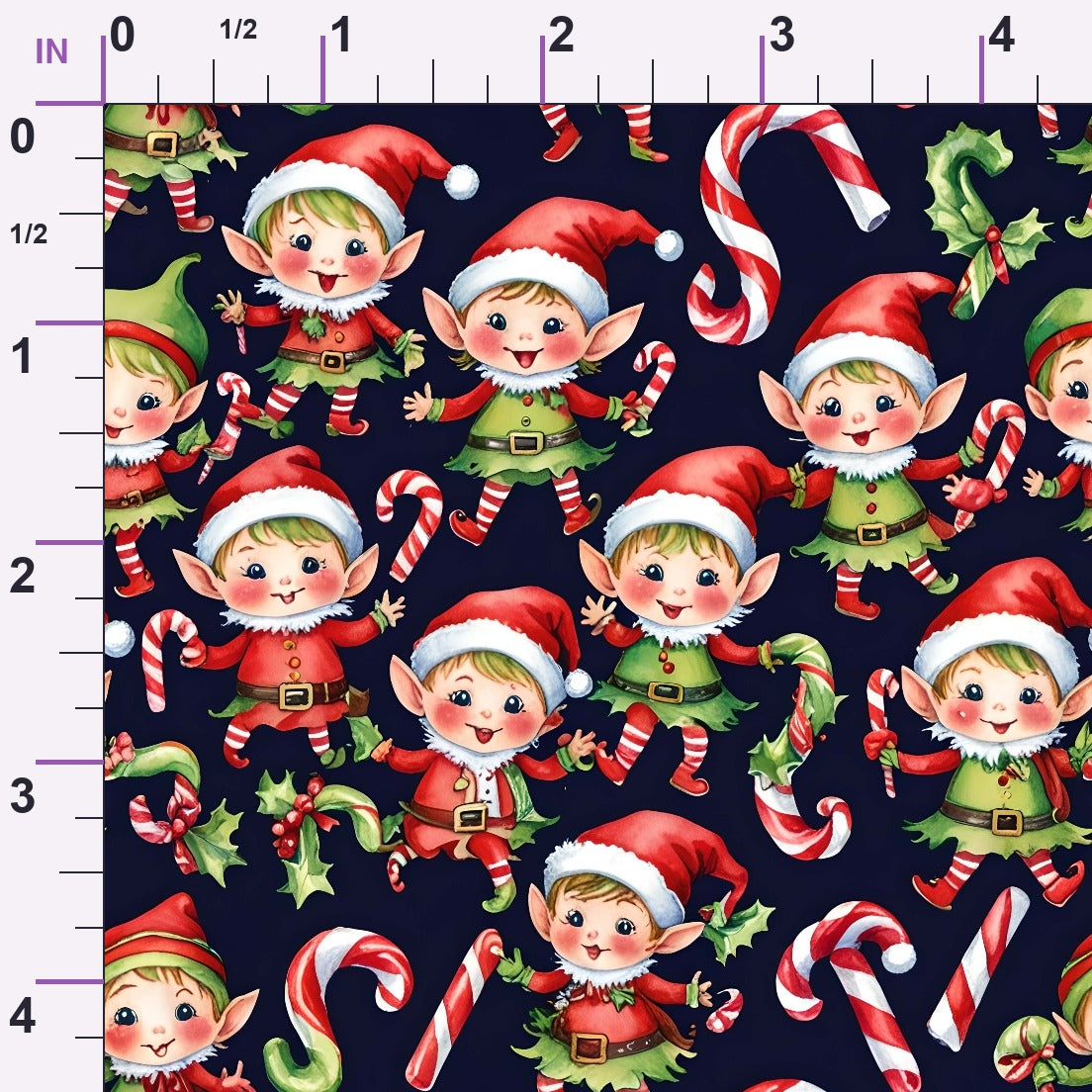 Yuletide Whimsy Pattern 10 Minky Fabric