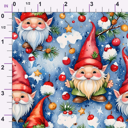 Yuletide Whimsy Pattern 4 Minky Fabric