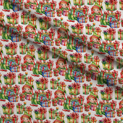 Yuletide Whimsy Pattern 6 Minky Fabric