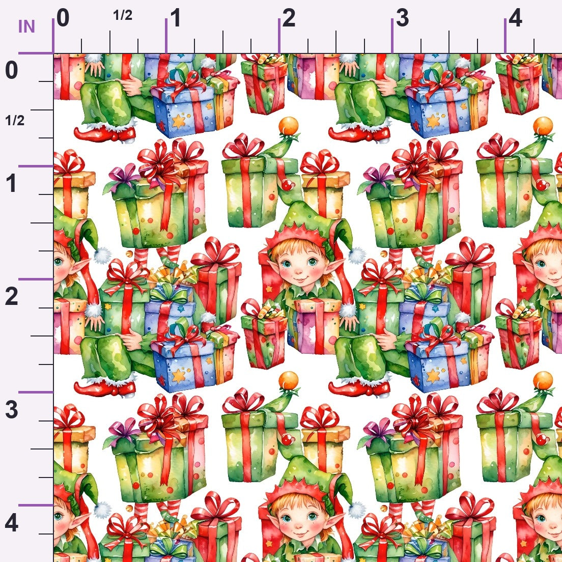 Yuletide Whimsy Pattern 6 Minky Fabric
