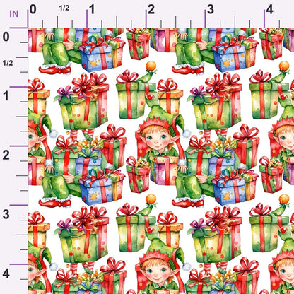 Yuletide Whimsy Pattern 6 Minky Fabric