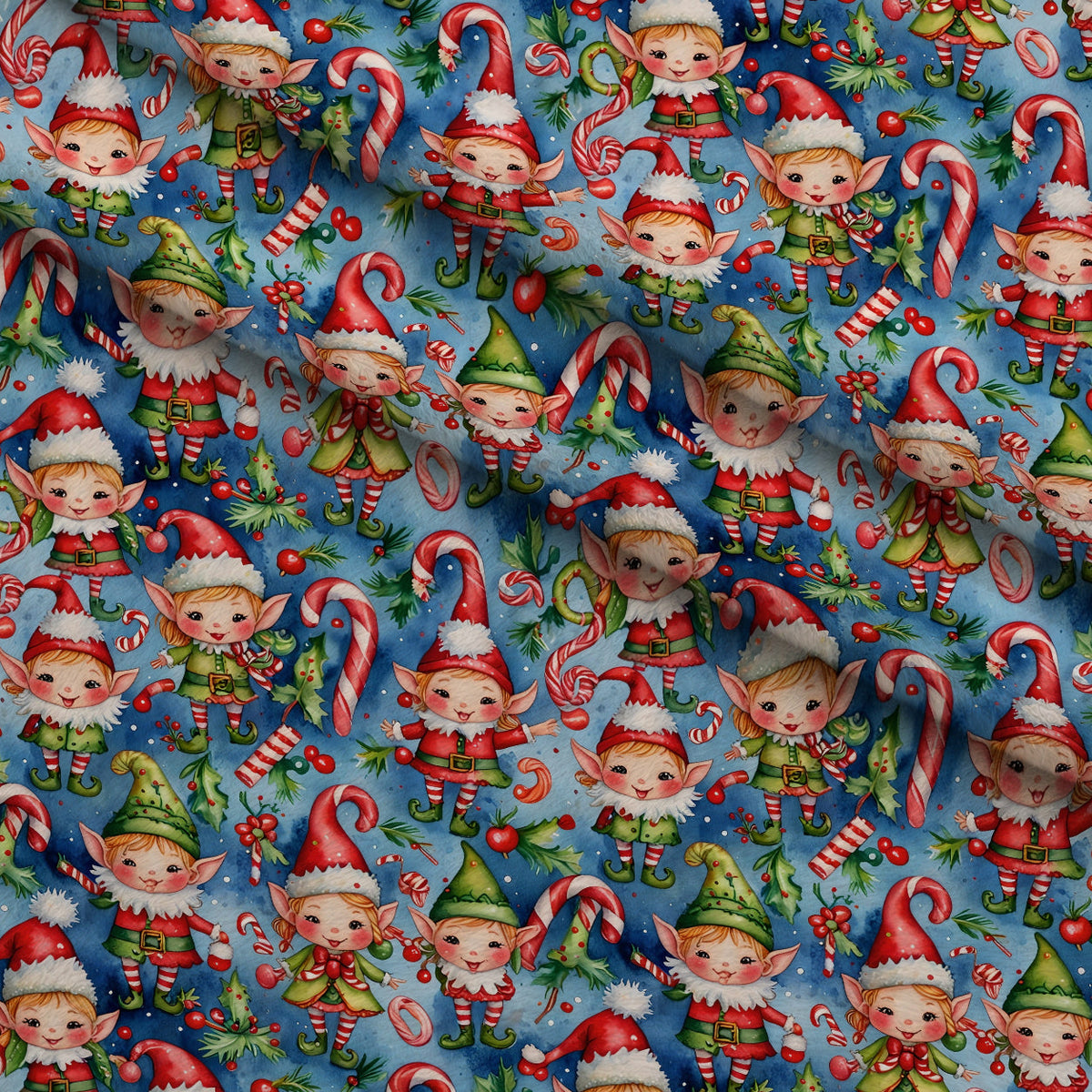 Yuletide Whimsy Pattern 7 Minky Fabric